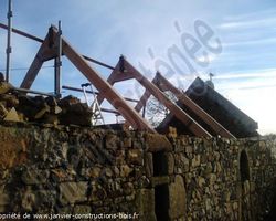 Janvier Constructions Bois - Trégastel - Photos des charpentes